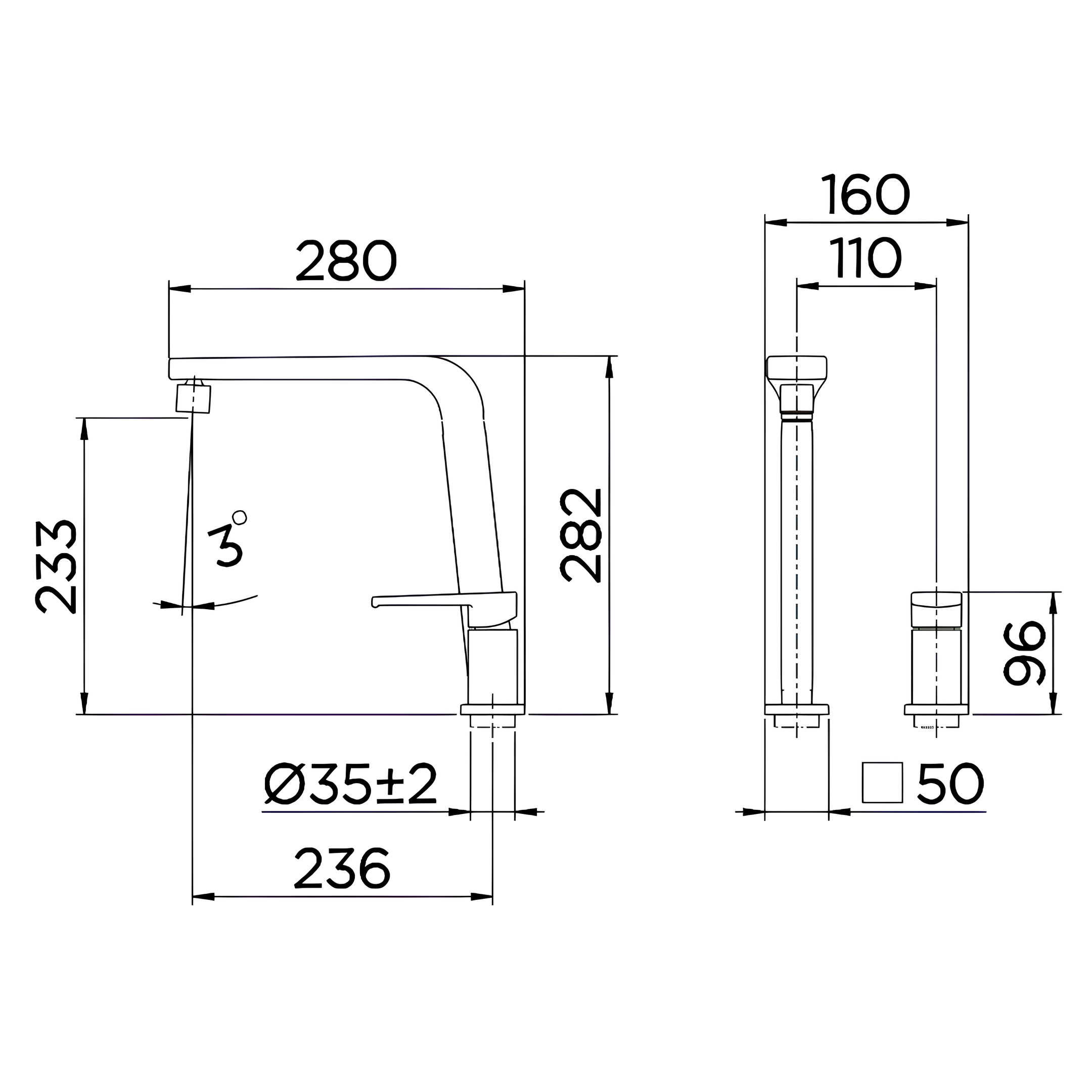 Misturador Monocomando Mesa Para Cozinha Bistro Docol