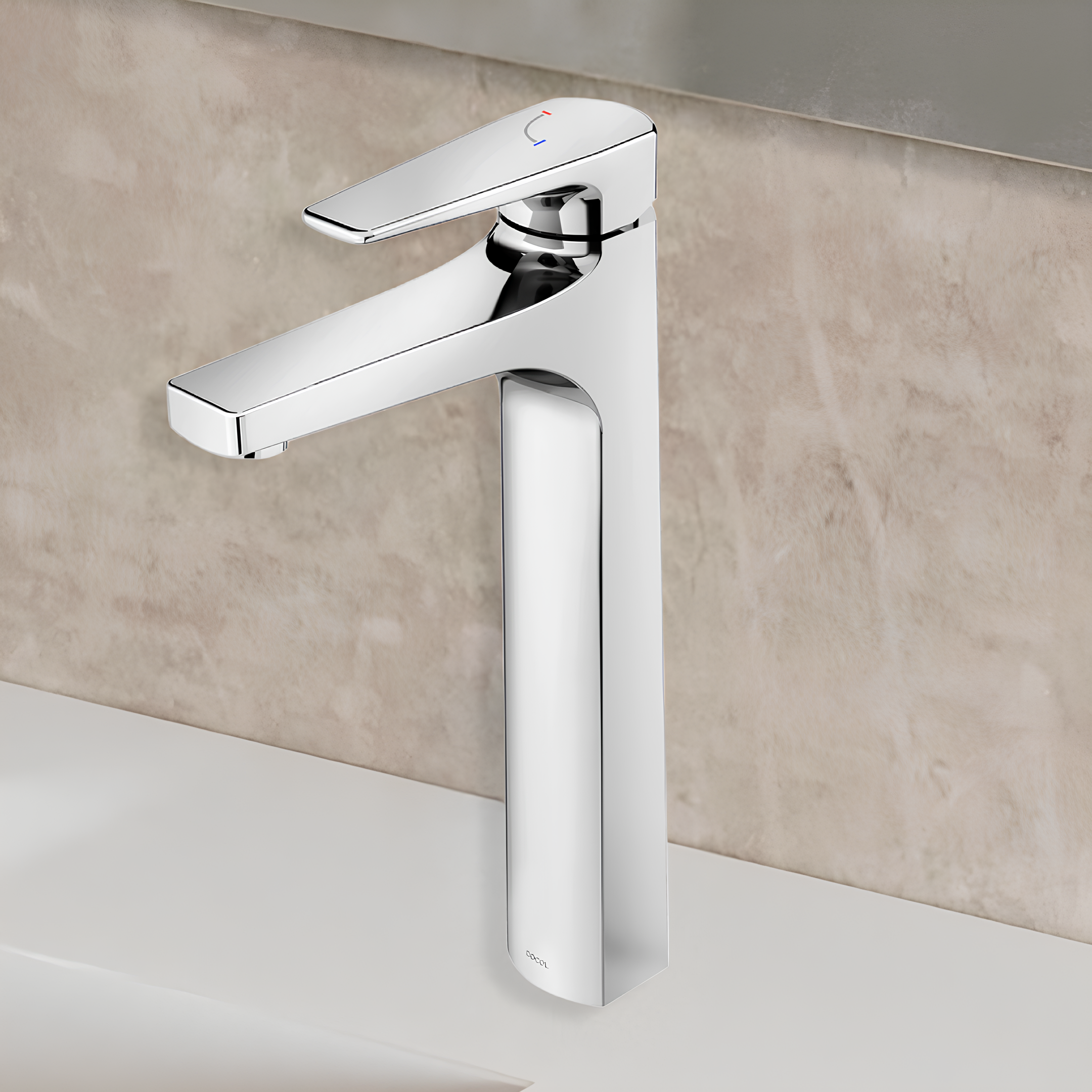 Misturador Monocomando para Banheiro Bica Alta Cromado Lift Docol