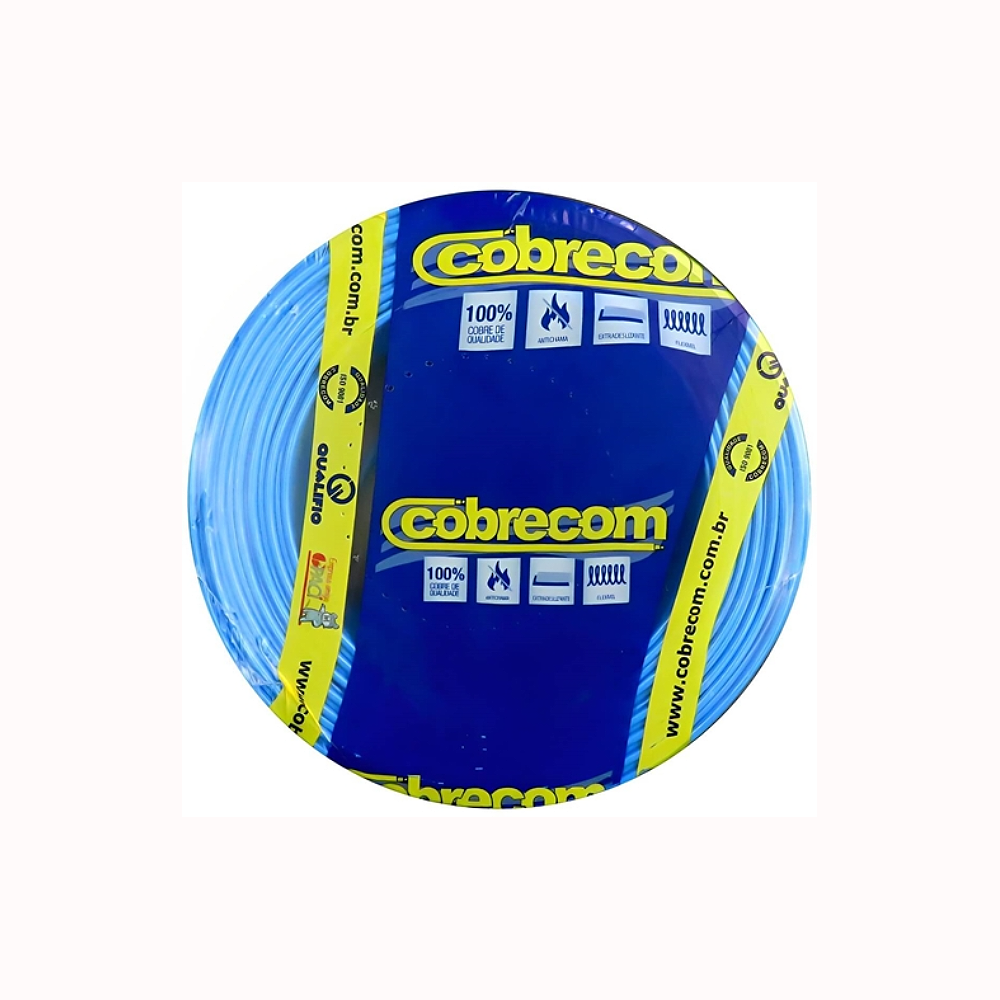 Cabo Flexível 750V 2,5mm 100 metros Cobrecom