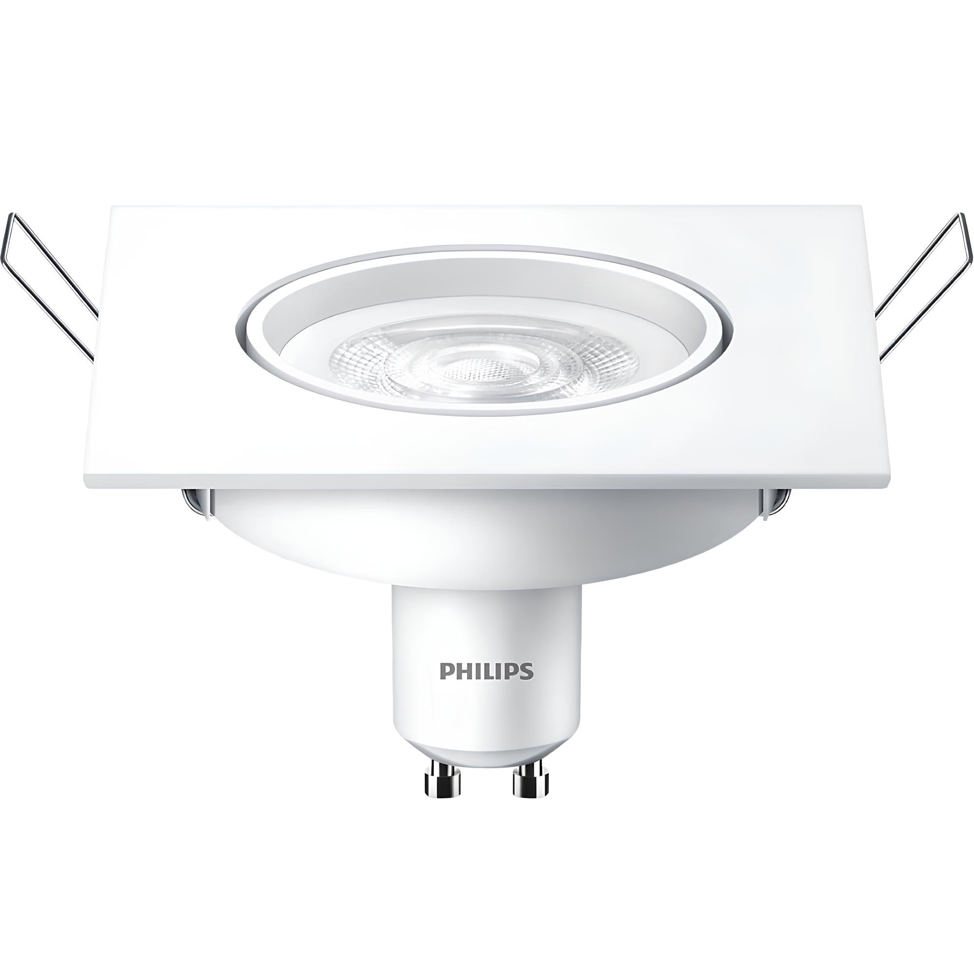 Spot Led Quadrado 5w Sceneswitch Gu10 Bivolt Philips