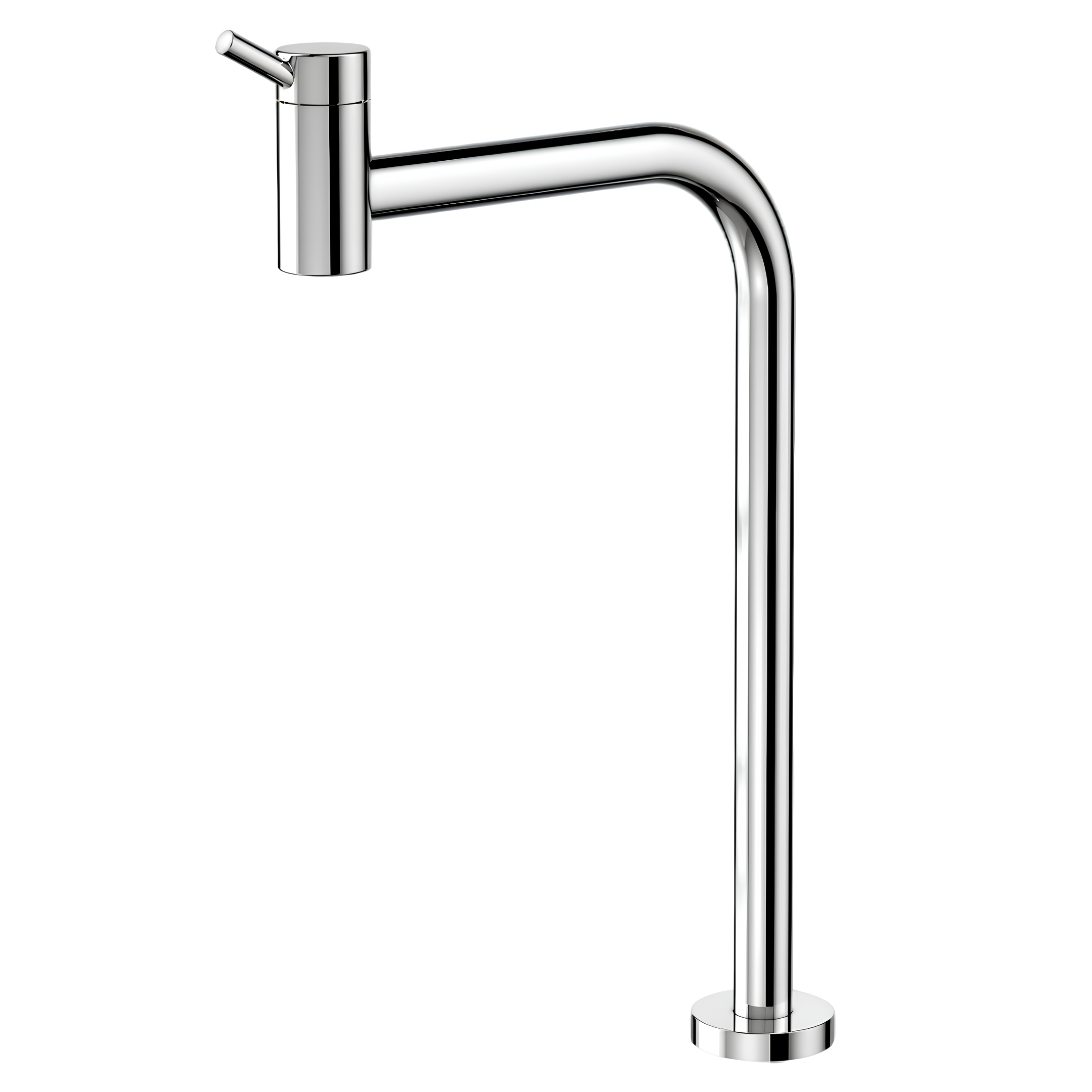 Torneira banheiro bica alta 90° Nova Lóggica 01137406 Docol