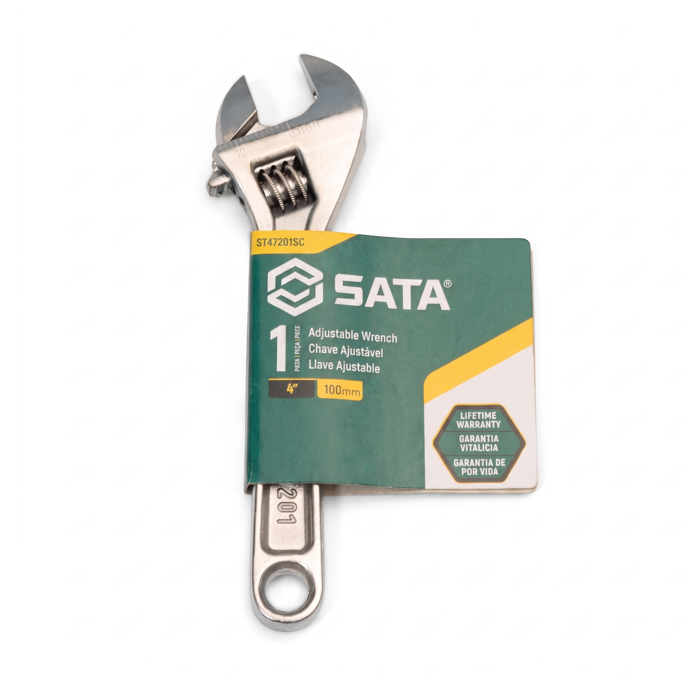 Chave Ajustavel 4 pol Cromada ST47201SC Sata