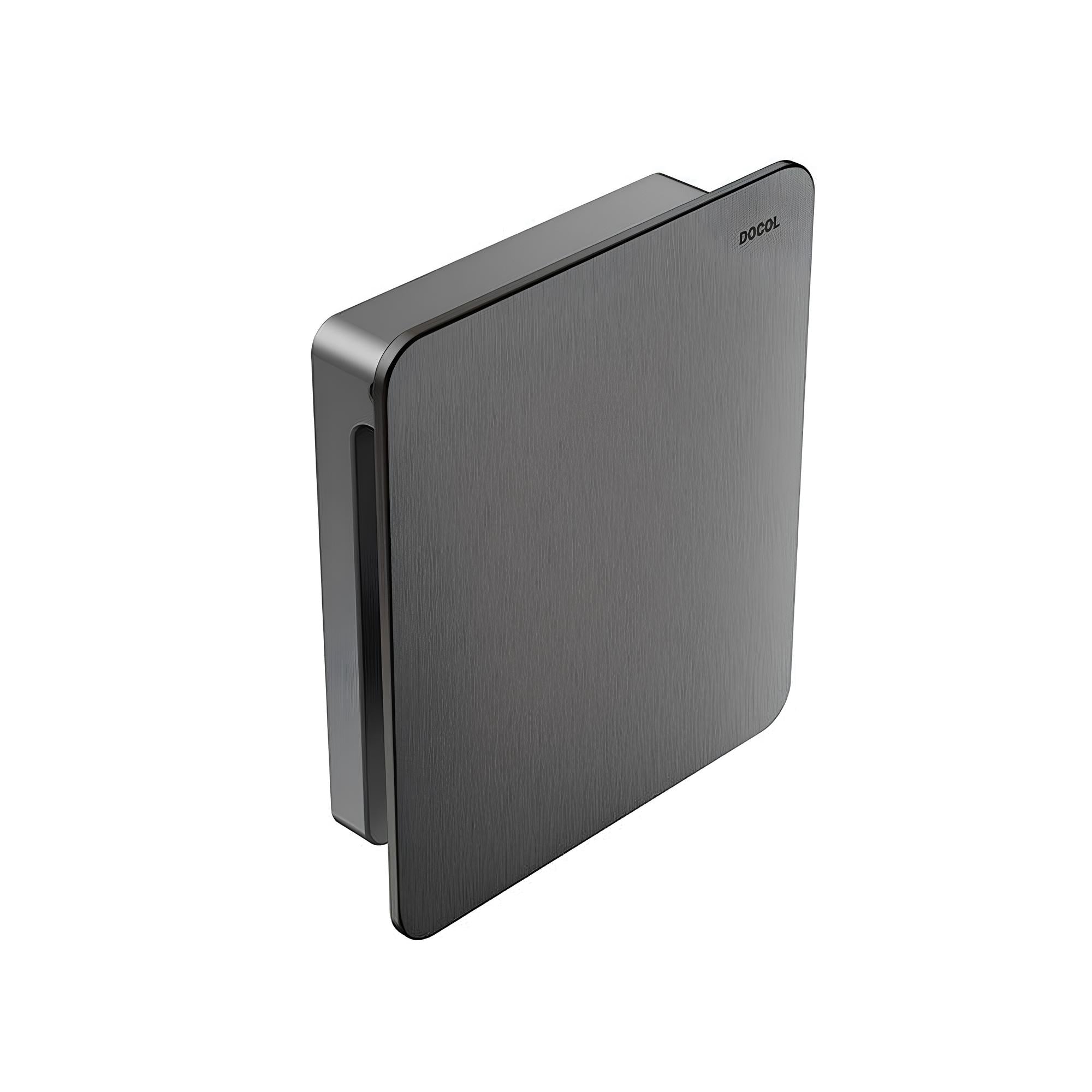 Acabamento para Válvula de Descarga Docol Flat Grafite Escovado