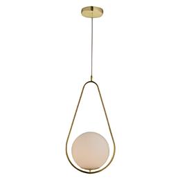 Pendente Pérola Gota Aço e Vidro Ouro 340404506 Avant