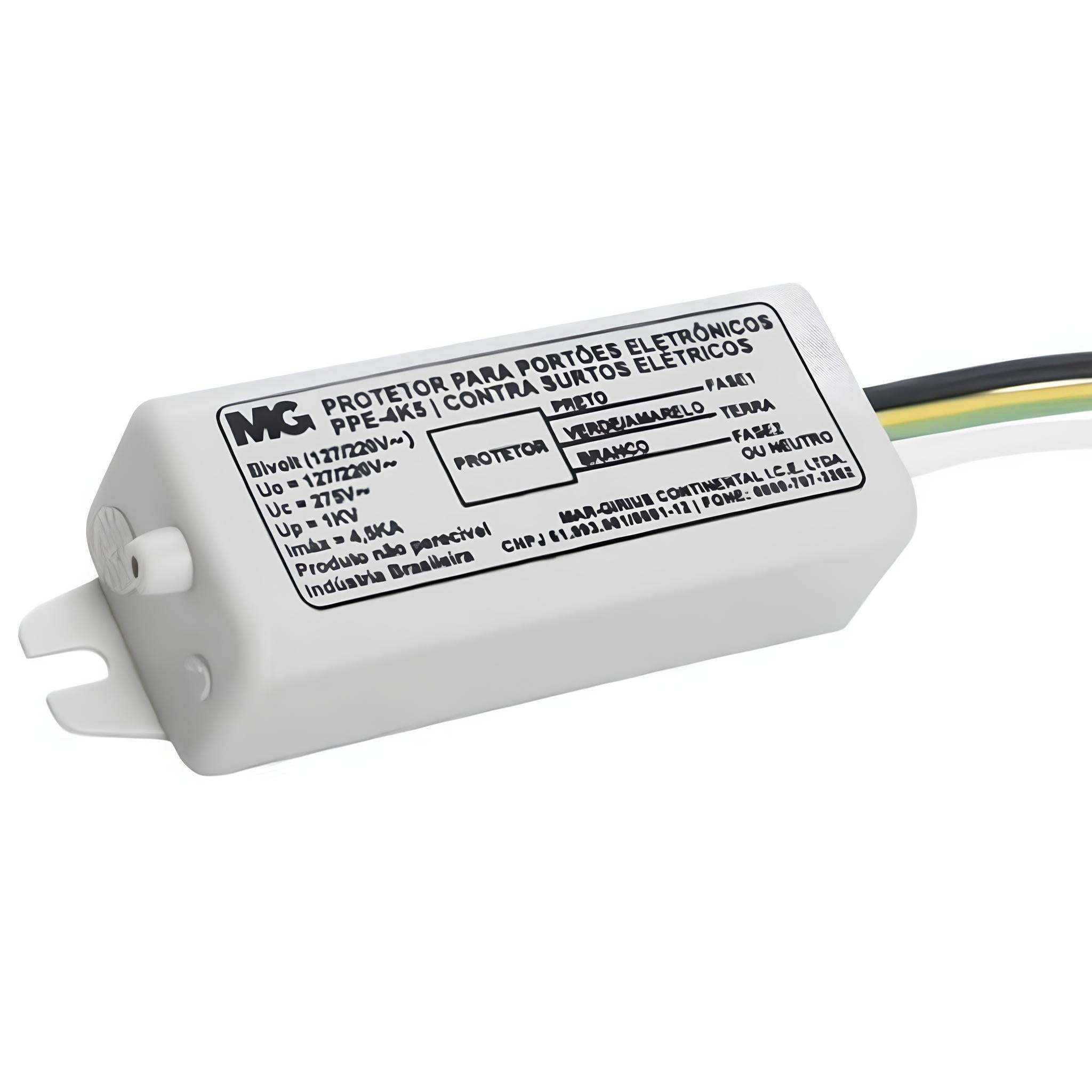 Protetor Para Portoes Eletronicos 4,5Ka Bivolt Margirius