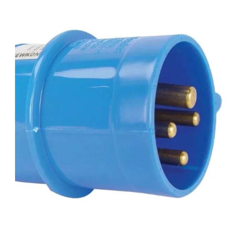 Plugue 3P+T 32a 200/250v Azul S4279 - Steck