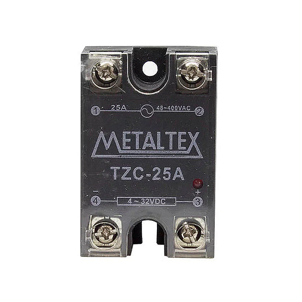Relé De Estado Sólido 25A Com Capa Protetora Metaltex