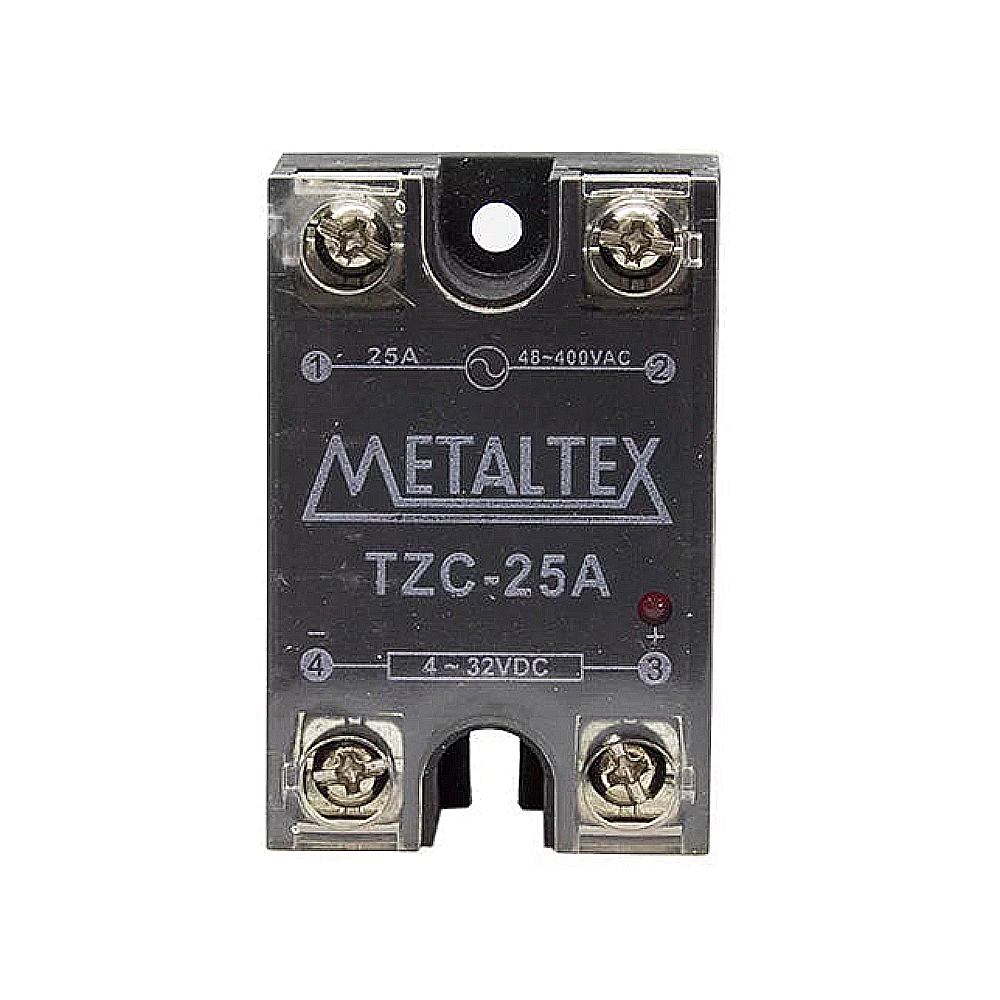 Relé De Estado Sólido 25A Com Capa Protetora Metaltex