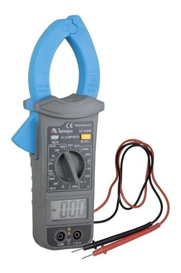 Alicate Amperimetro Digital ET-3200B Minipa
