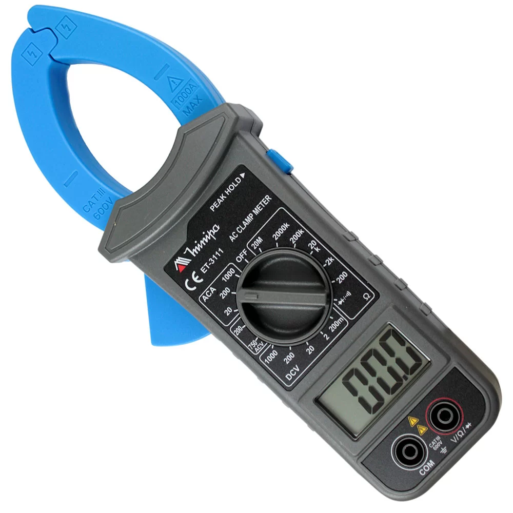 Alicate Amperimetro Digital ET-3111 Minipa