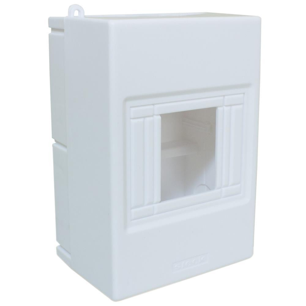 Quadro de Sobrepor 4 Disjuntores Din SSCT4 Steck