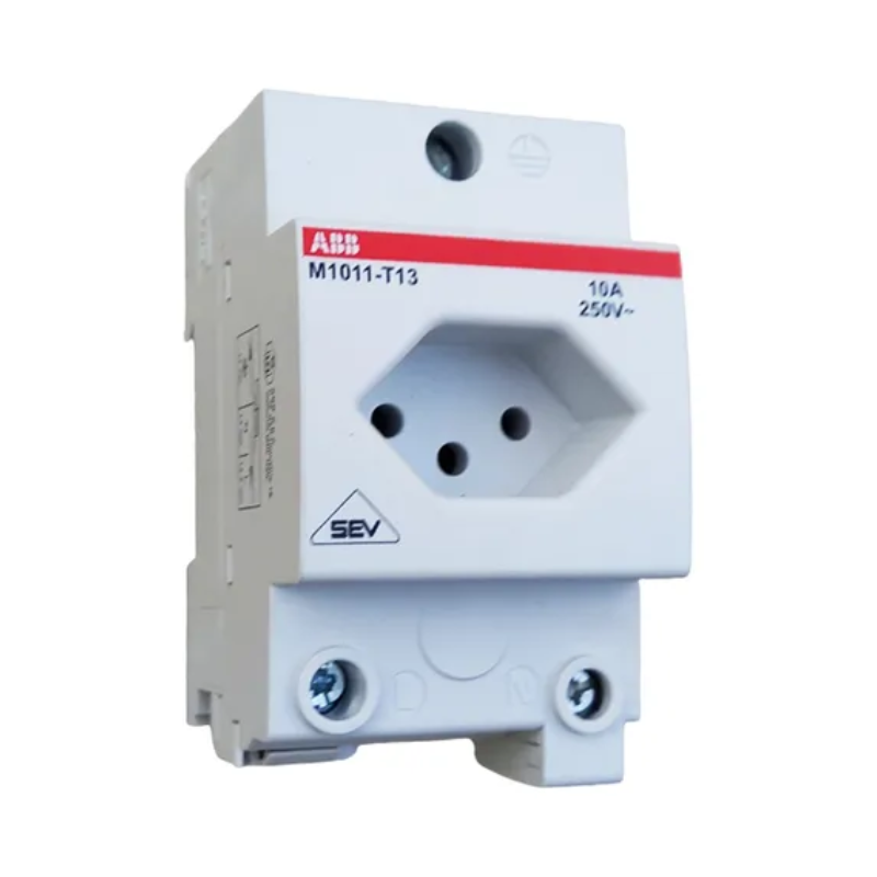 Tomada Para Trilho Din 2p+t 10a 250v M1011-t13 ABB