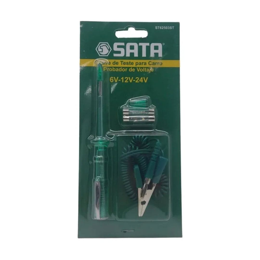 Chave Teste Polaridade Automotiva 6v-12v-24v ST62503ST Sata