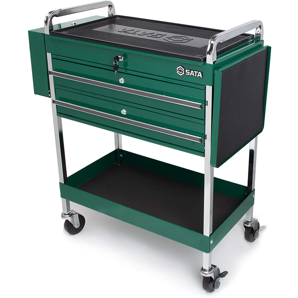 Carro Tipo Gabinete Com 2 Gavetas ST95118SC Sata
