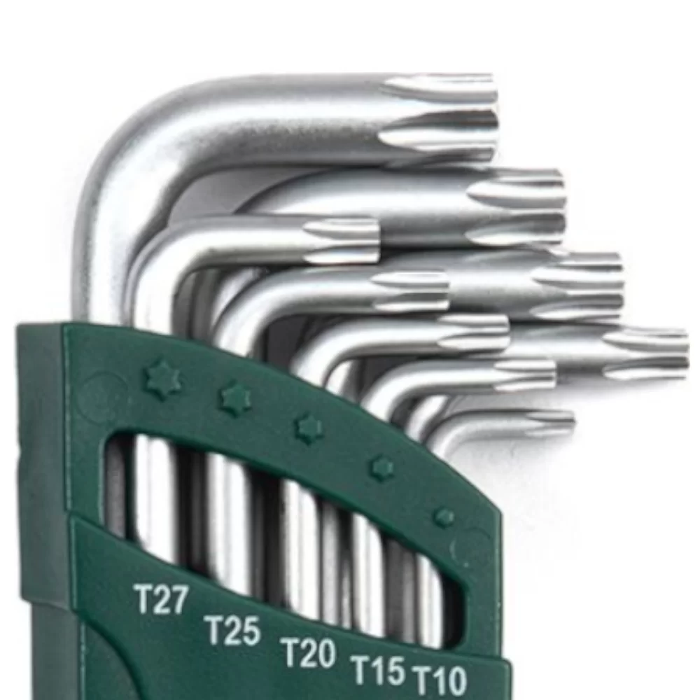 Jogo Chaves Hexagonais Torx Longa P Com 9 Peças