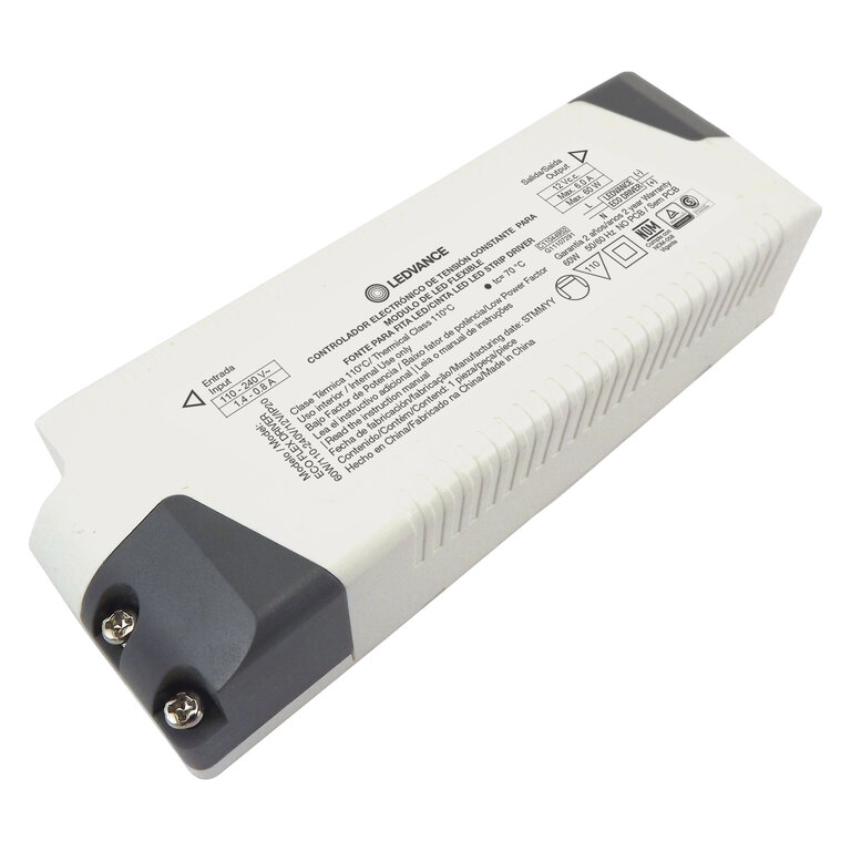 Driver Eco Flex Para Fita Led 60W 12V Ip20 Bivolt Ledvance