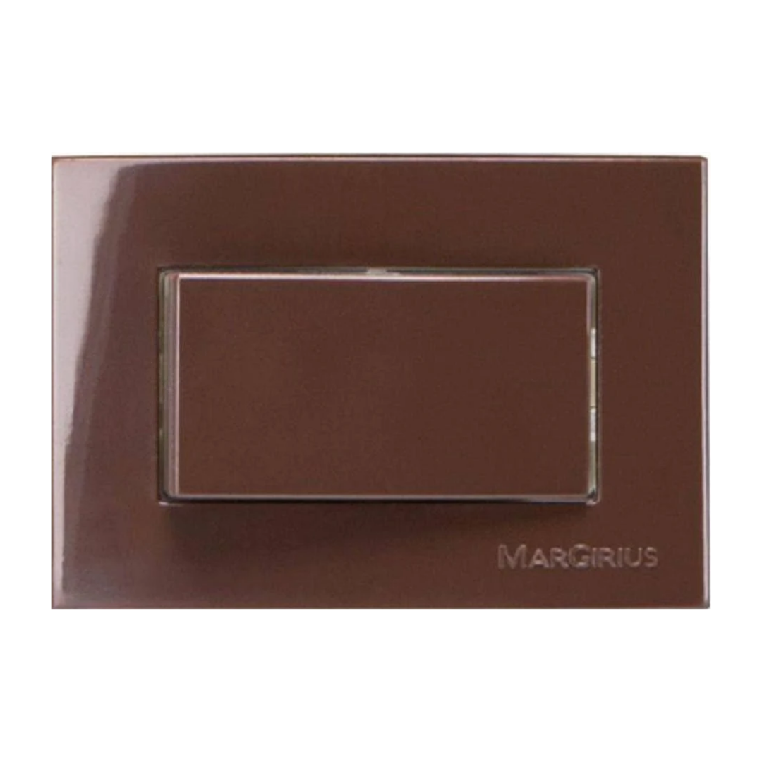 Interruptor Para Moveis Simples Marrom Sleek 10A Margirius