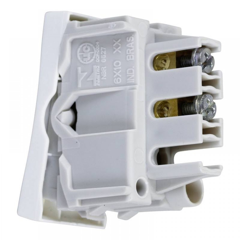 Módulo Pulsador Campainha 2A Branco 611002 Pial Plus