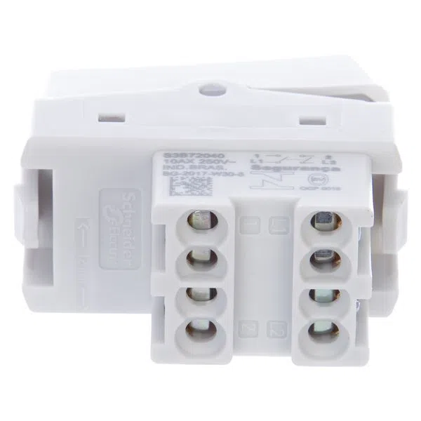 Modulo Interruptor Bipolar Simples 10A 250V Miluz S3B72040