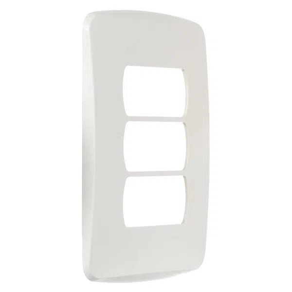 Placa 4X2 3 Postos Branca Miluz S3B77130 Schneider