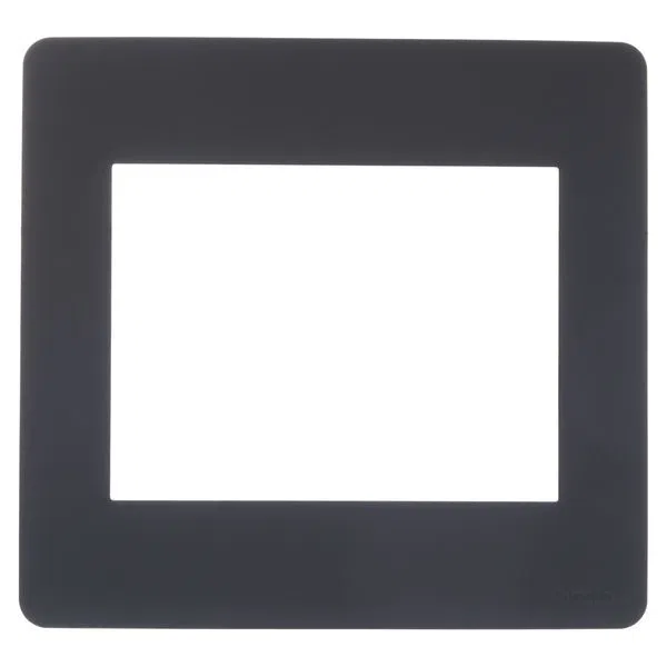 Placa 4X4 6P Stellar Black Orion S730203294 Schneider