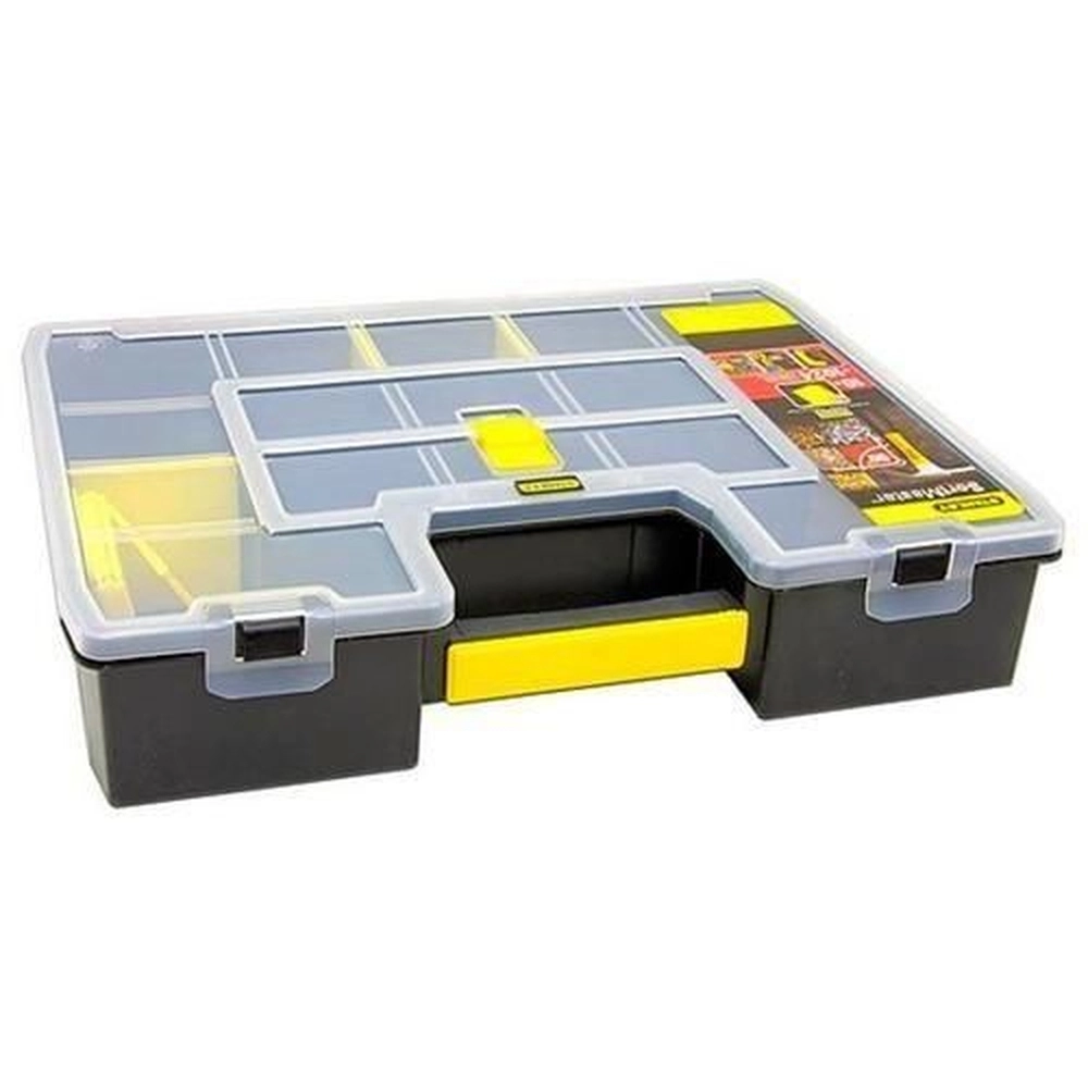 Caixa Organizadora De Ferramentas Softmaster 17 Compartimentos Stanley
