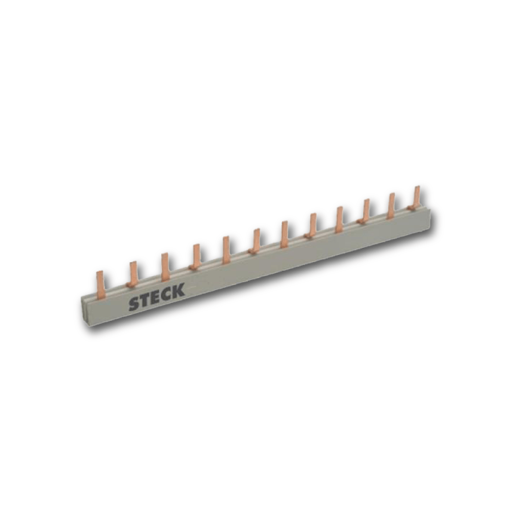 Barramento Pente Unipolar Para 57 Polos 80A S1F1000B Steck