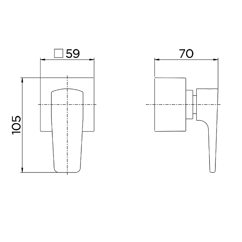 Acabamento para Registro Base Deca 1/2", 3/4" e 1" Cromado Lift Docol