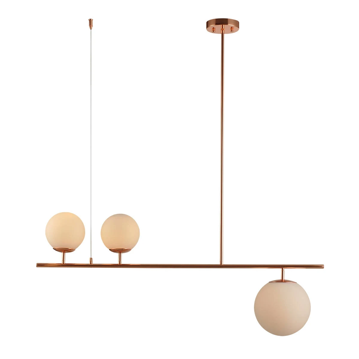 Pendente Pérola Libra Aço e Vidro Cobre 340184408 Avant