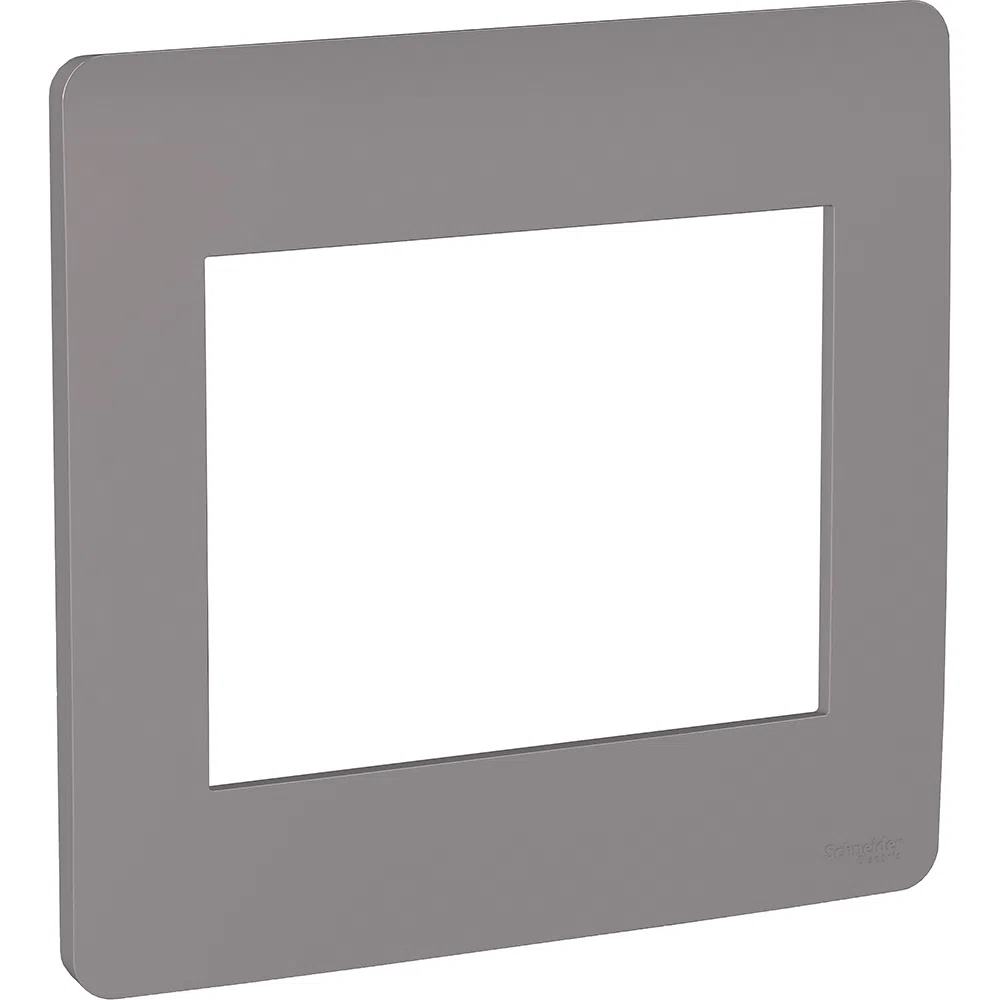 Placa 4X4 6 Postos Axis Grey S730203224 Orion Schneider