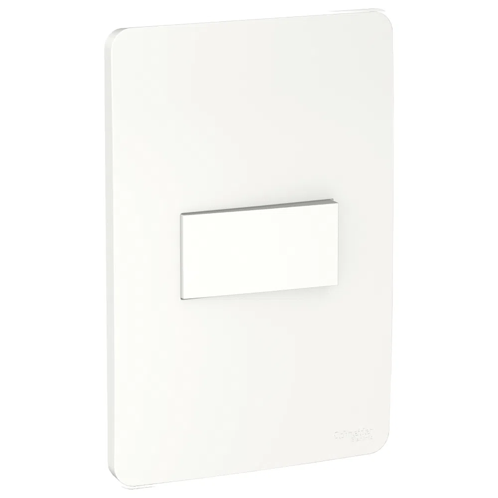 Conjunto Interruptor Simples 10A 250V Pl Branco Orion S71310104 Schneider