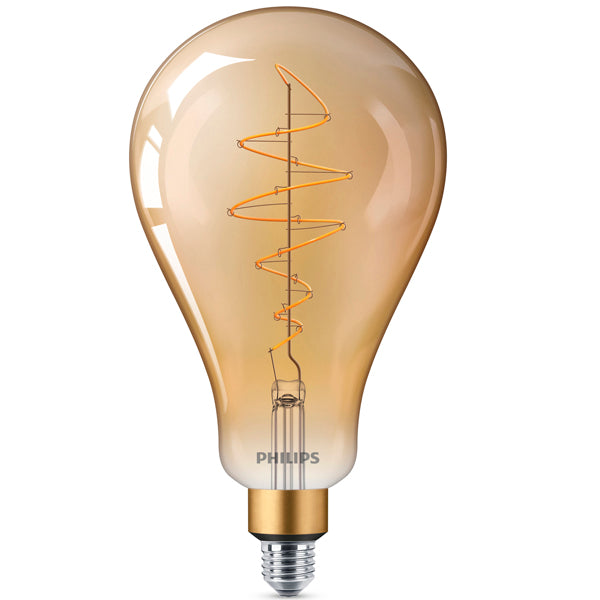 Lâmpada Led Filamento Giant A160 7,5w 400lm Ambar Philips 2000k 110v