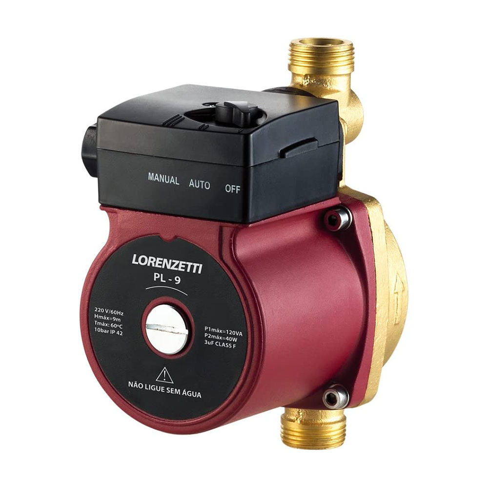 Pressurizador de Água Pl9 9 MCA 127V, Lorenzetti