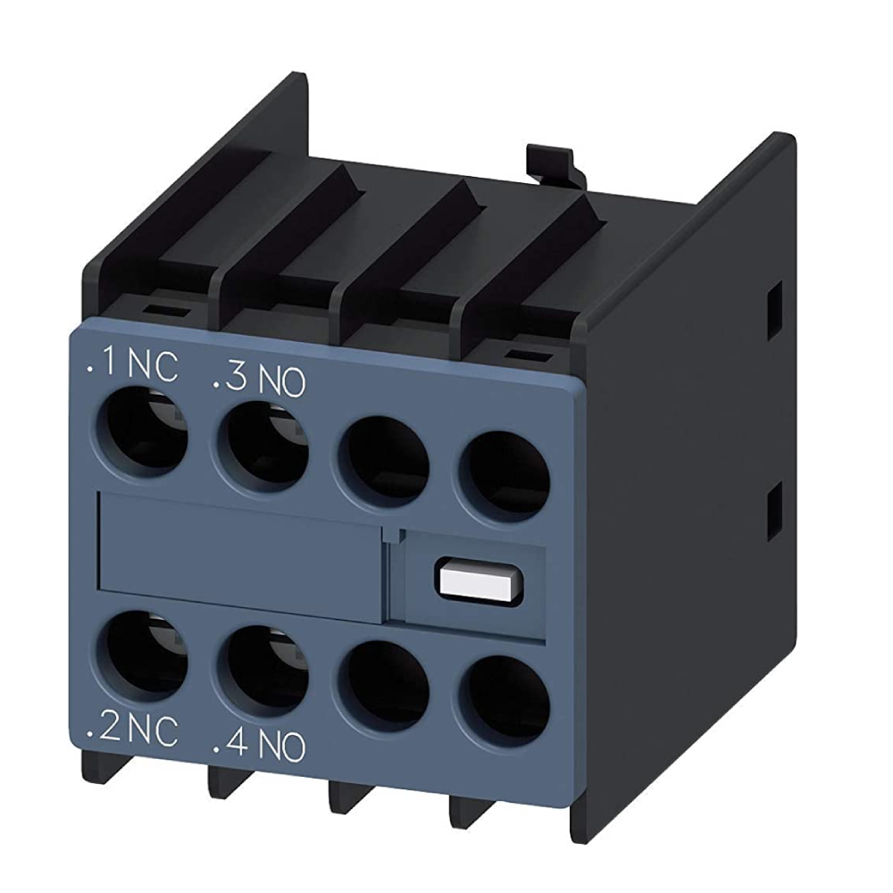Bloco Contato Auxiliar Frontal 1Na+1Nf S00-S3 Paraf. Siemens