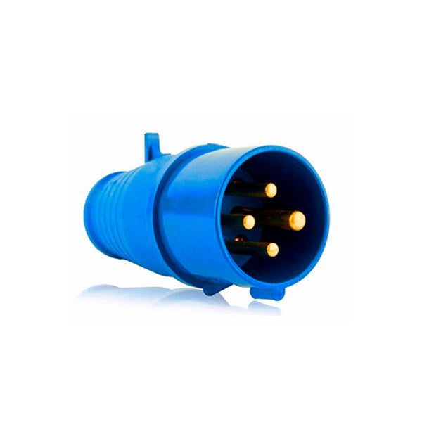 Plugue 3P+T 16A 200/250V Azul Ip44 N4079 Steck