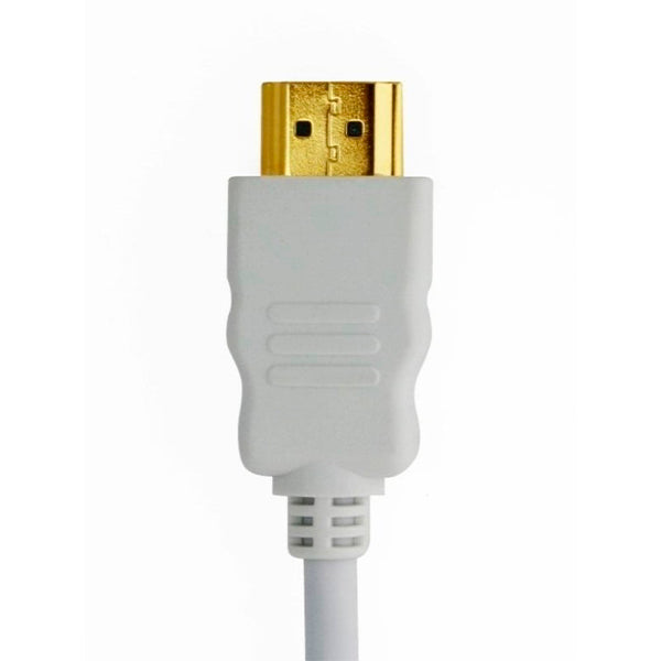 Cabo Hdmi Branco Full Hd 1080p 2 Metros 1.4v Alta Resolução