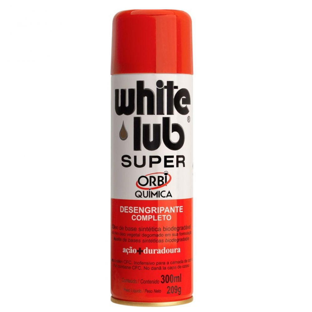Kit 12 Oleo Lubrificante Spray 300Ml/180G Orbi