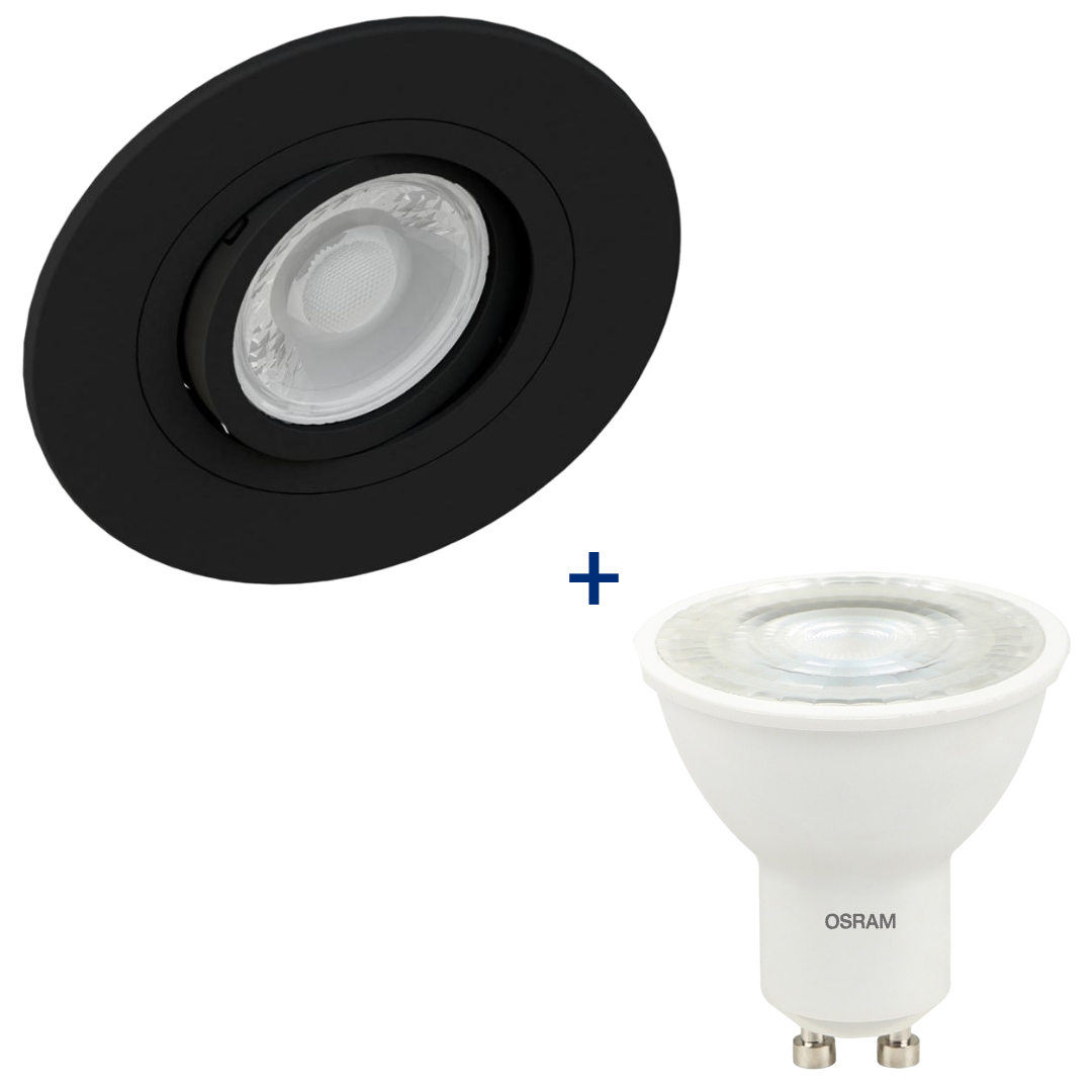 Spot Embutir Redondo Pt Dicroica 6,5w 2700K Biv Ledvance