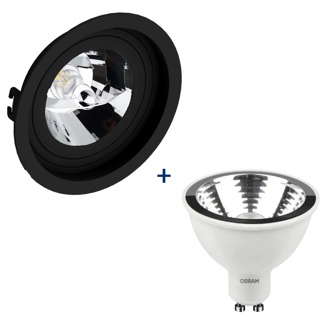 Spot Redondo Recuado Pt Ar70 Dim 4.8W 2700K Bivolt Ledvance