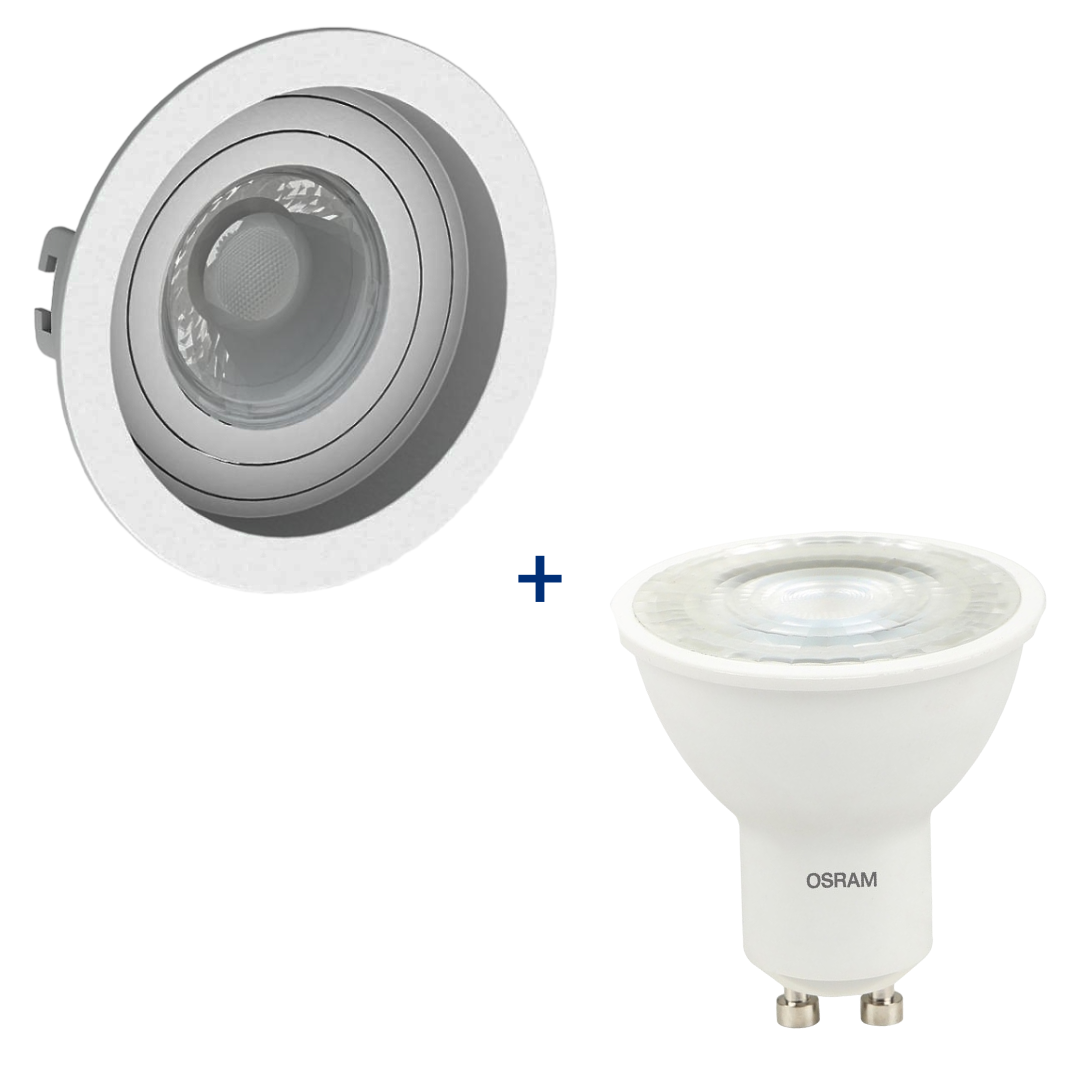 Spot Redondo Recuado Br Dicroica 6,5w 2700K Bivolt Ledvance