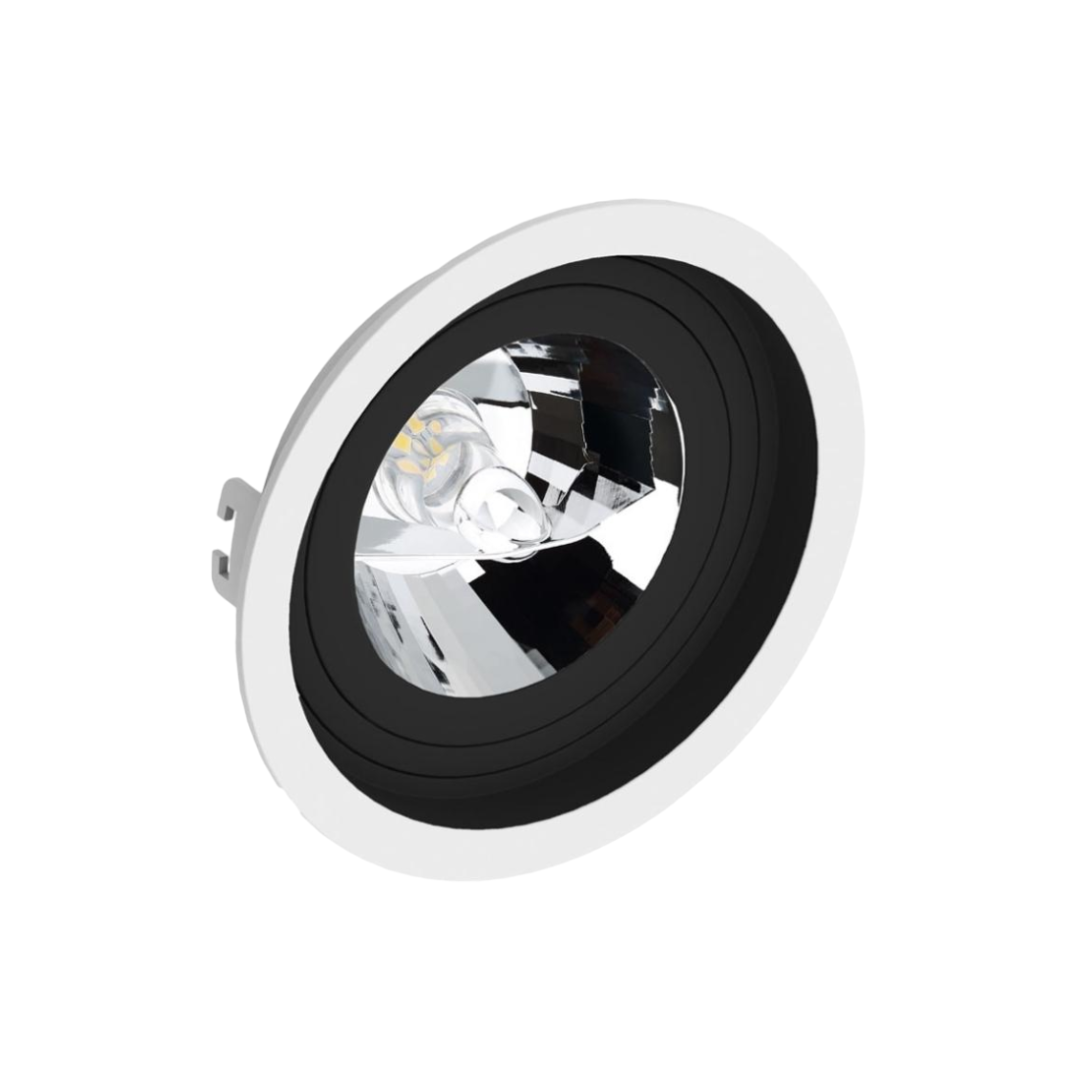Spot Embutir Redondo Br/Pt Ar111 Dim 12W 2700K Biv Ledvance