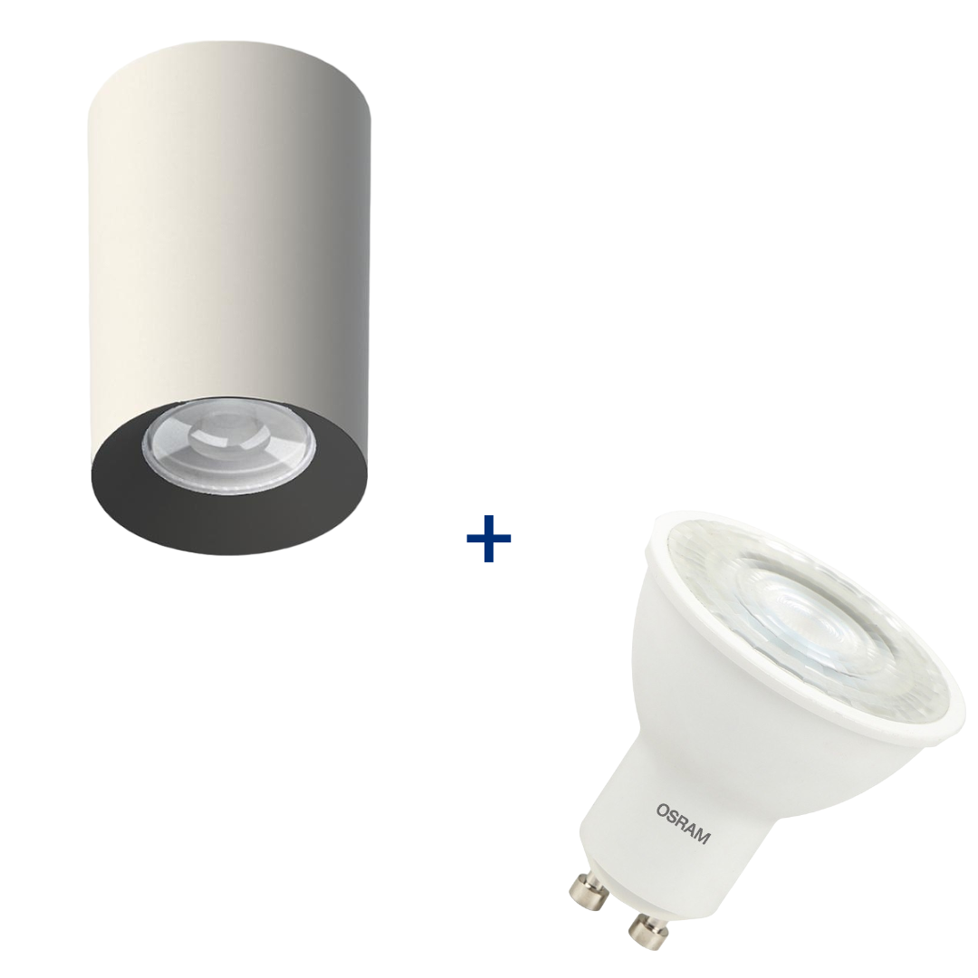 Spot Tower Redondo Br/Pt Dicroica 6,5W 2700K Bivolt Ledvance