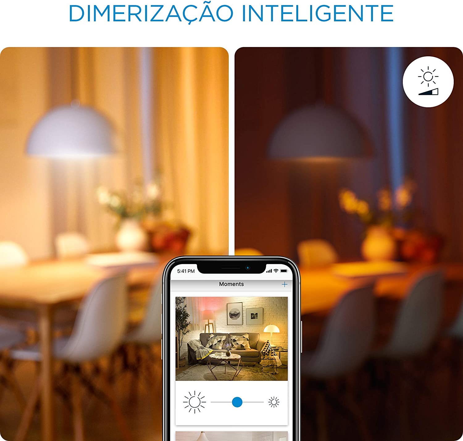 Lâmpada Inteligente Led Wifi Rgb Dicroica GU10 220V WiZ