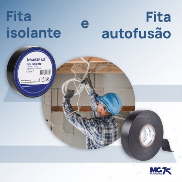 Fita isolante ou fita autofusão?