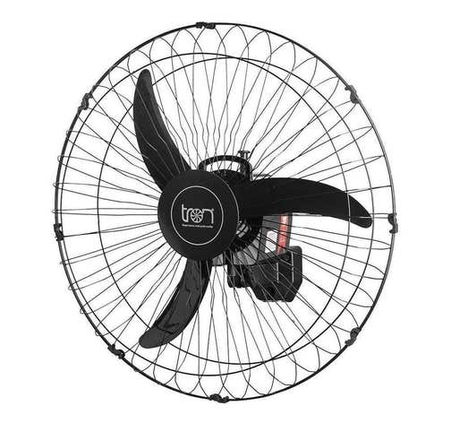 Ventilador De Parede Tron 60cm Oscilante 140w Aço Preto