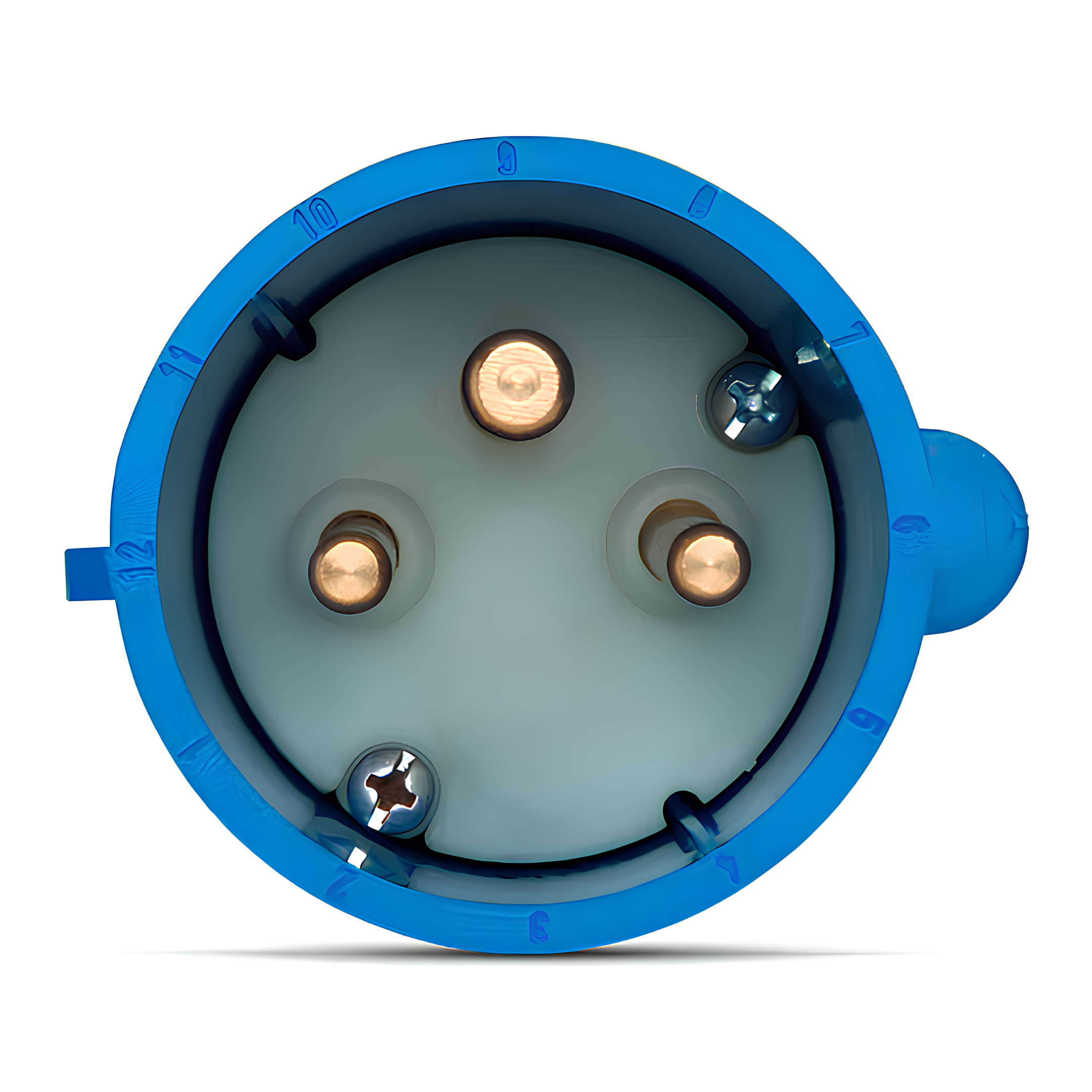 Plugue 2p+t 16a 200/250v Azul - N3076 - Steck