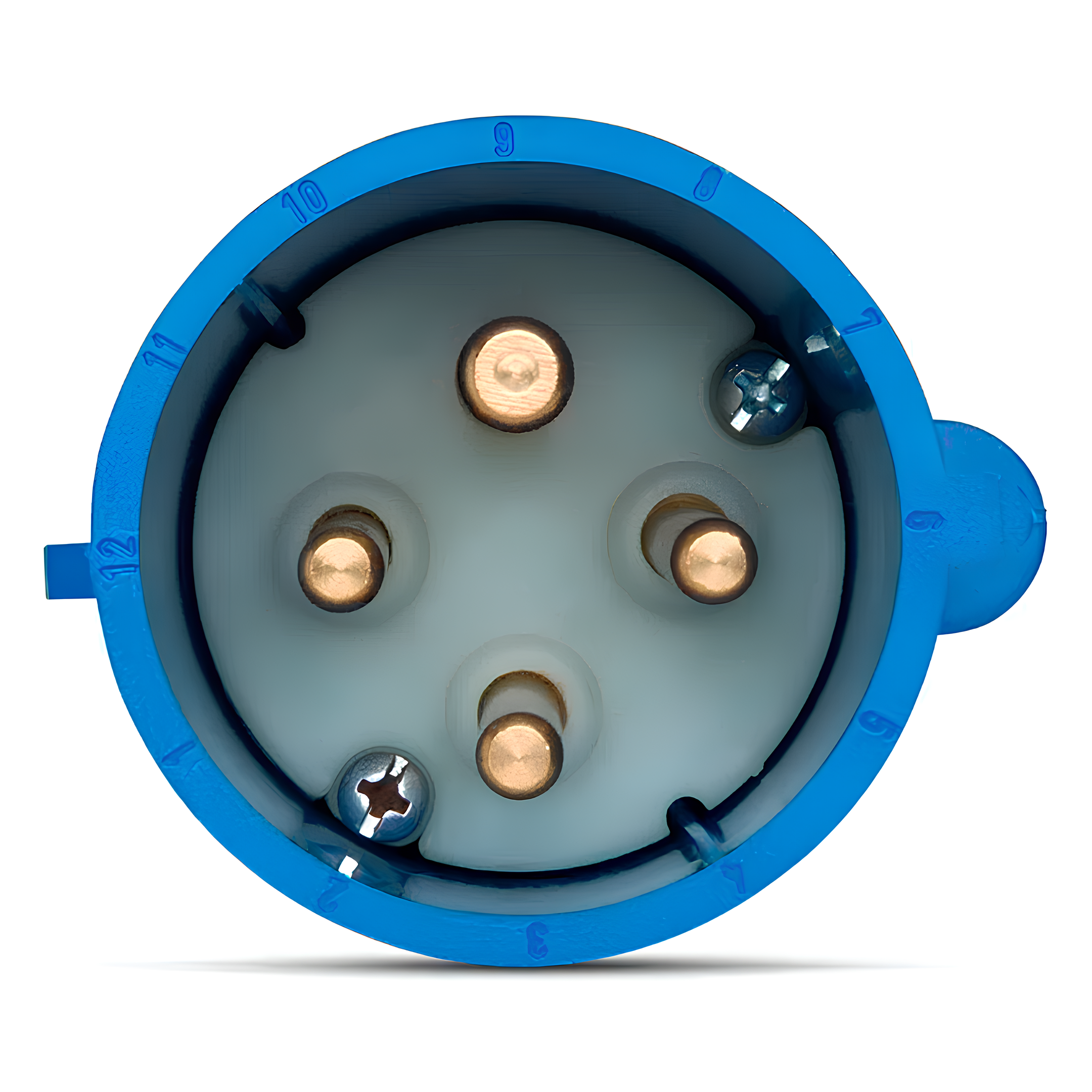 Plugue 3P+T 16A 200/250V Azul Ip44 N4079 Steck