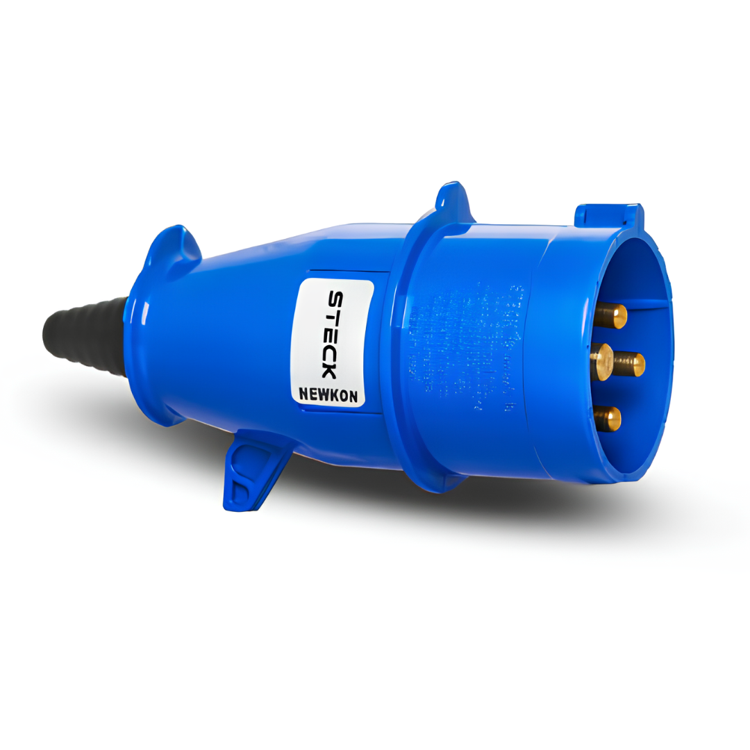 Plugue 3P+T 16A 200/250V Azul Ip44 N4079 Steck