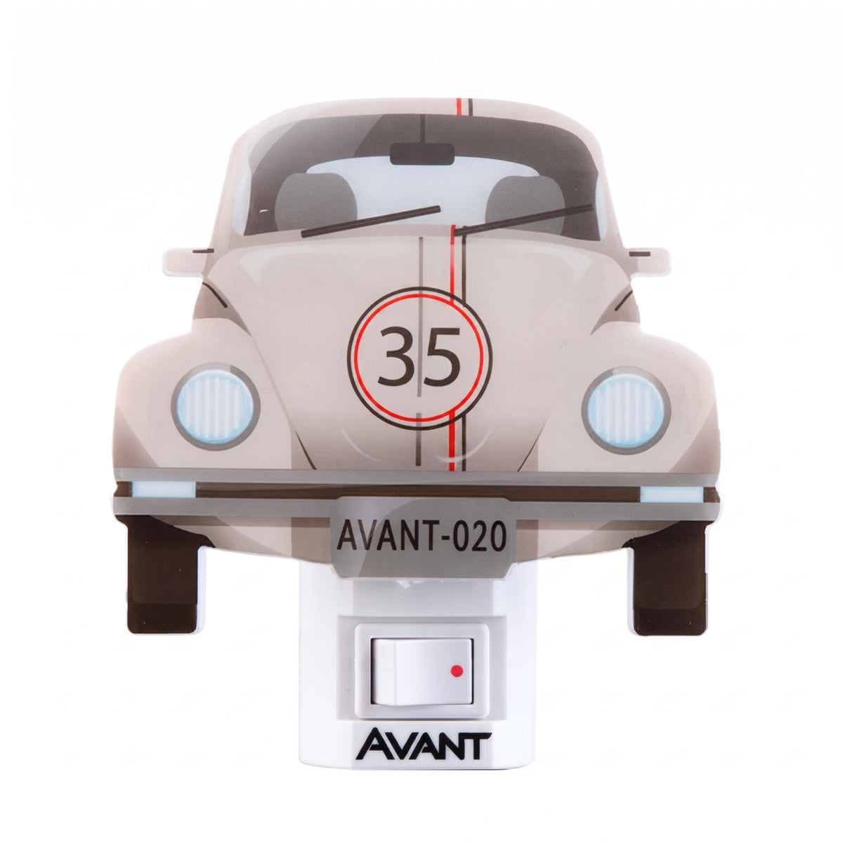 Luminária LED Infantil 1W 3000K 80Lm Bivolt Carro Avant