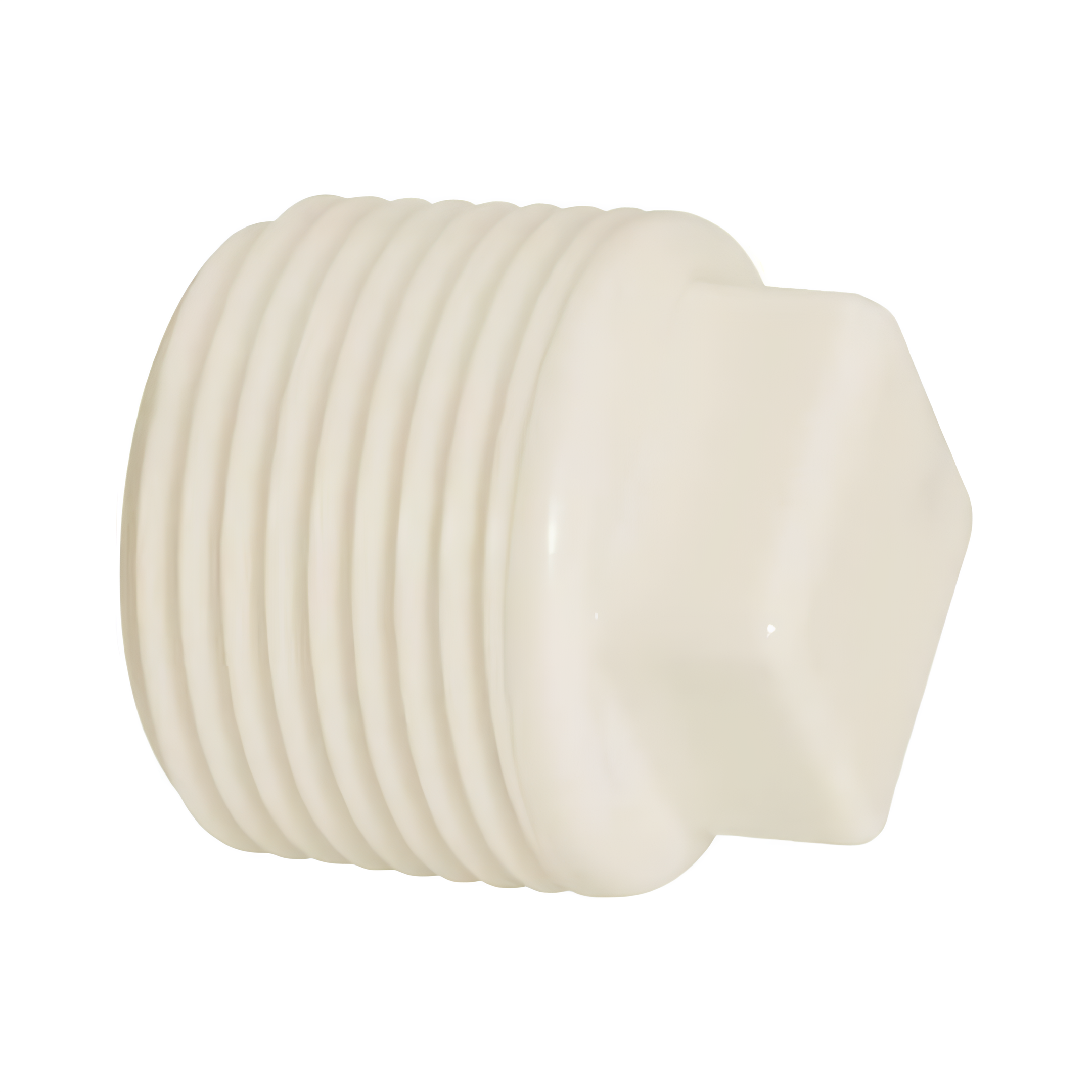 Plug Roscavel 1/2" Pvc Branco 11763 Amanco